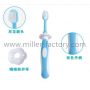 宝宝乳齿训练牙刷+婴儿刮舌苔器+双面咬咬刷套装